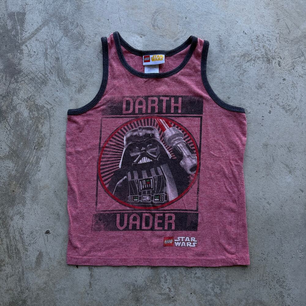 Vintage Y2K LEGO Star Wars Darth Vader Tank Top Womens Small